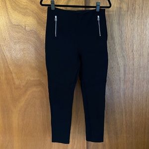 Zara Basic Legging with zippers and knee detail
